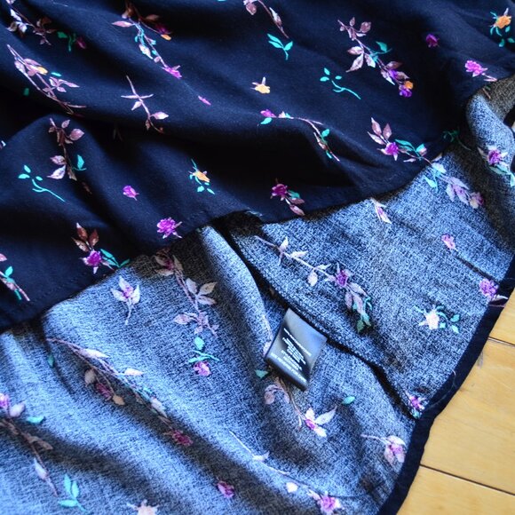 AFRM Channa Ruched Neck Floral Printed Mini Dress Size S/P NWT - Picture 9 of 13